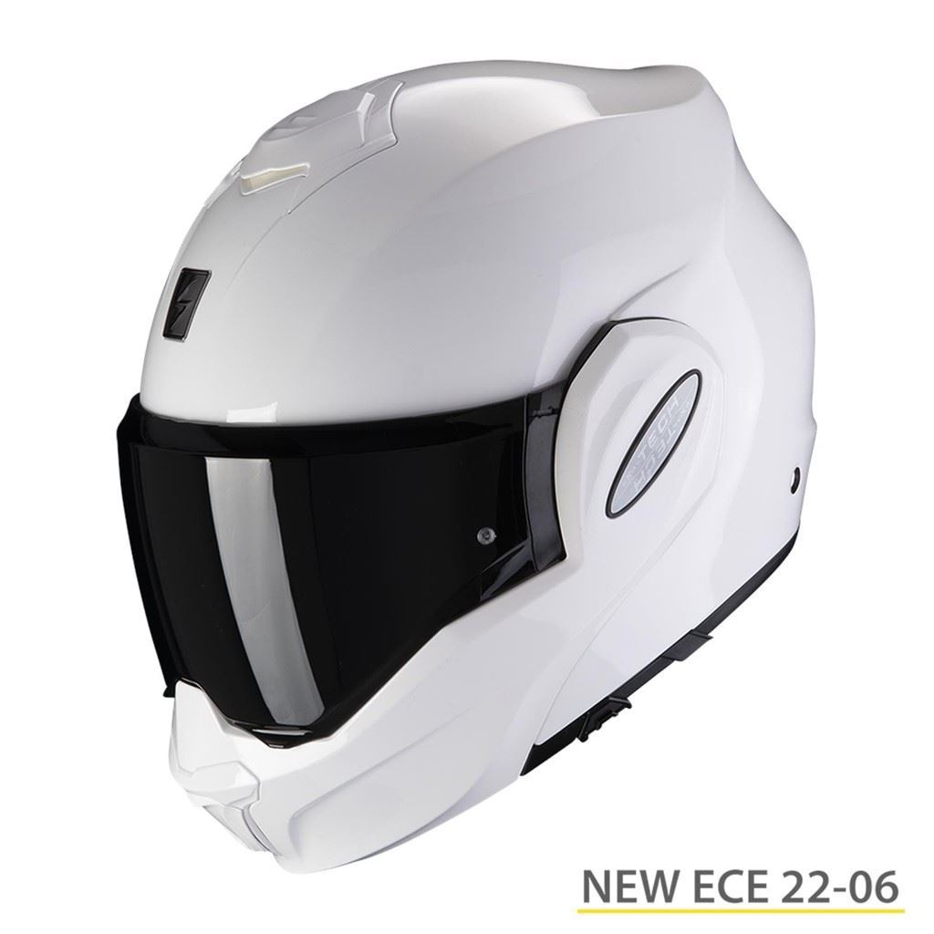 SCORPION EXO TECH EVO BLANCO BRILLO - Imagen 1